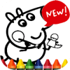 Free Peppa and Friends Coloring Book