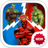 Superheroes Hulk Fight Ninja Turtles