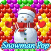 Snowman Pop Winter Bubble