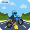 Game - Blue Motorcycle go