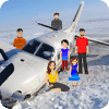 Plane Crash in Snow Escape