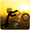 Stickman Downhill Bicycle Stunt