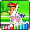 Coloring For Kids - Funny Dogs