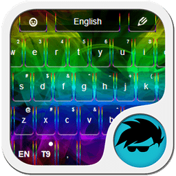 Abstract Colourful Keyboard