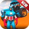 Real Tractor Driving Superheroes Farming Simulator