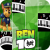 Paw Patrol and Ben 10 Piano Game