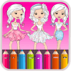 Fashion Coloring Book & Drawing Book For Kids