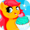 Princess pony cupcake maker