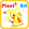 Poke Pixel Art Coloring by Number