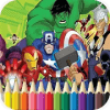 The Avengers Super Heroes Coloring Book