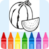 Fruits Coloring Book