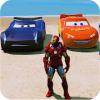 Mcqueen Cars Lightning: Hill Stunt Racing Games