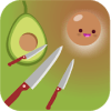 Knife Hit Avocado Seed