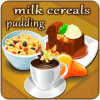 cooking milk cereals and pudding