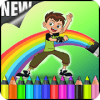 Coloring Ben Nice Game 10 for kids