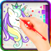 FREE unicorn painting coloring pages, have fun!