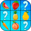 Fruits memory game for kids