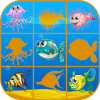 Fishs memory game for kids