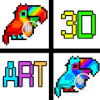 Coloring Pixel Art 3D : Coloring Book