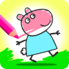 Pig Coloring book Pepaa Cartoon