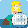 Mermaid Pixel Art - Coloring By Number