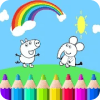 Paint Pepa Book - Coloring pig for Kids