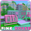 Pink princess house 2018 map for MCPE