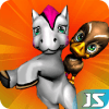 Animal Sky jump: safari zoo animals