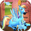 rainbow Baby Pony Princess