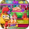Chicken nuggets factory- cooking & delivery game