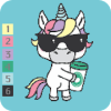 Unicorn Sandbox Color by number