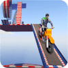 SuperHero Mega Ramp Stunt Bike Impossible Tracks