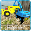 Excavator Works Mining Sim