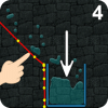 Physics Puzzles : Draw Line Drop Dots Brain On 3