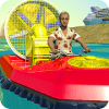 Granny Power Boat Racing Game