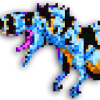 Dino Hybrids Pixel Art: Jurassic Color by Number