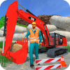 Off Road Excavator Simulator Mountain Cutter 3D