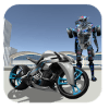 Police Moto Robot Fight: War Robots Transformers