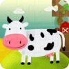 Kids Jigsaw Puzzles: Farm Animals & Vehicles