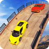 Mega Ramp Impossible - Chained Cars Jump