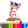 Paint paw Kids vs Coloring Patrols book