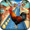 Angry Rooster Run - Animal Escape Subway Run