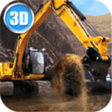 砂挖掘机驾驶3D模拟