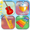 Memory games  Musical instruments matching