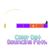 Color Dot Bouncing Path