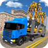 Robot Car Transport Transform Truck Game Simulator