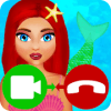 fake call video mermaid game