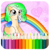 Baby Pony Sister Coloring