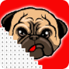 Dog Pixel Art Coloring By number