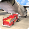 Fire Truck Transporter Cargo Plane Simulator Games